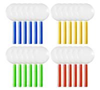 Juego de 12 lupas para niños, minilupas para pequeños exploradores en 4 colores, ideales para cajas de detectives y detectives médicos, diseño ergonómico para una comodidad óptima.