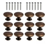 Juego de 12 manijas redondas de estilo antiguo para cajones y rejuvenecimiento de muebles