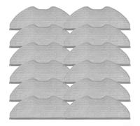 Juego de 12 paños de limpieza para Xiaomi Robot Vacuum H40/OV51, almohadillas de limpieza de microfibra para un mejor rendimiento de vacío