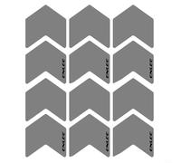 Juego de 12 pegatinas reflectantes con flechas para equipos de movilidad al aire libre como bicicletas, motocicletas, camiones y dispositivos de transporte infantil