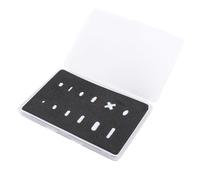 Juego de 12 piezas de barra agitadora magnética de PTFE, barra agitadora magnética para uso en laboratorio en varios tamaños, barras agitadoras duraderas y anticorrosivas