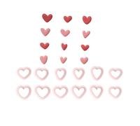 Juego de 12 piezas elegantes para hacer joyas con pequeños diseños de cortador de arcilla de corazón para el día de San Valentín y ocasiones especiales, fabricación de joyas del día de San Valentín