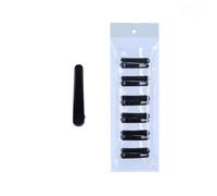 Juego de 12 pinzas para el pelo, pinzas para el pelo de peluquería, pinzas antideslizantes para el pelo, horquilla de cocodrilo con dientes para un peinado fácil y corte, negro, 49 mm
