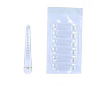 Juego de 12 pinzas para el pelo, pinzas para el pelo de peluquería, pinzas antideslizantes para el pelo, horquilla de cocodrilo con dientes para un peinado fácil y corte, transparente, 95 mm