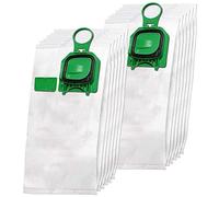 Juego de 12 Premium Bolsas de aspiradora de Microfibra Adecuado para Folletto Vorwerk Kobold 140, 150, VK 140, VK 140, VK150, VK150, FP140, FP150 - con Cierre higiénico