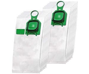 Juego de 12 Premium Bolsas de aspiradora de Microfibra Adecuado para Folletto Vorwerk Kobold 140, 150, VK 140, VK 140, VK150, VK150, FP140, FP150 - con Cierre higiénico