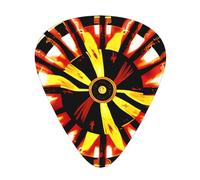 Juego de 12 púas de guitarra Burning Totem, incluye 3 grosores de púas para guitarras acústicas, ukeleles y más.