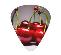 Juego de 12 púas de guitarra chilenas de cerezas, incluye 3 grosores de púas para guitarras acústicas, ukeleles y más.
