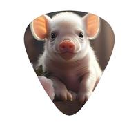 Juego de 12 púas de guitarra de cerdo joven, perfectas para principiantes y profesionales (bajo, guitarra eléctrica y acústica)