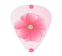 Juego de 12 púas de guitarra de claveles florecientes, perfectas para principiantes y profesionales (bajo, eléctrico y guitarras acústicas)