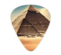Juego de 12 púas de guitarra Dreaming of the Pyramids of Khufu - Disponible en 3 grosores, adecuadas para guitarras acústicas y eléctricas