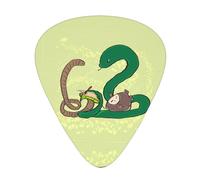 Juego de 12 púas de guitarra. Semillas de girasol, lombriz de tierra, serpiente, impresiones cómodas y resistentes al desgaste, tono nítido para guitarra y ukelele