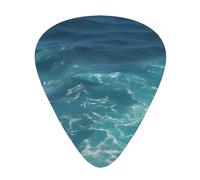 Juego de 12 púas de guitarra The Deep Ocean, disponibles en 3 grosores, adecuadas para guitarras acústicas y eléctricas