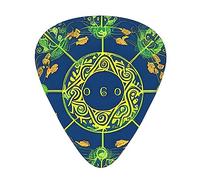Juego de 12 púas de guitarra Yin Yang Totem, 3 grosores para guitarra acústica, bajo, guitarra eléctrica y más.