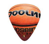 Juego de 12 púas para guitarra de fondo de baloncesto, incluye 3 grosores de púas para guitarras acústicas, ukeleles y más.