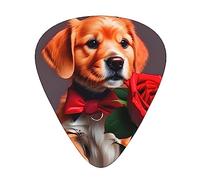 Juego de 12 púas para guitarra de perro tipo caballero, 3 grosores para guitarra acústica, bajo, guitarra eléctrica y mucho más.