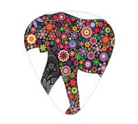 Juego de 12 púas para ukelele, bajo, guitarra eléctrica y acústica, ideal para guitarristas, elefante alegre
