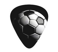 Juego de 12 púas para ukelele, bajo, guitarra eléctrica y acústica, ideal para guitarristas, I Like Soccer
