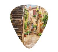 Juego de 12 púas para ukelele, bajo, guitarra eléctrica y acústica, ideal para guitarristas, Italia Toscana