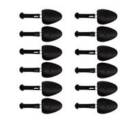 Juego de 12 tensores de zapatos ajustables de gran angular, Negro , EinheitsgrößE