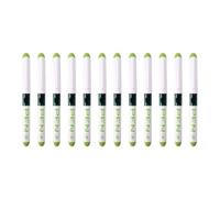 Juego de 12 tintas líquidas de punta fina de 0,38 mm, escritura suave, fuente de dibujo de punta fina para la escuela