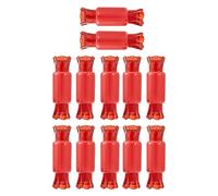 Juego de 12 tubos vacíos de brillo de labios de 8 ml, recipientes de brillo de labios recargables, botellas de muestra de cosméticos, tubos de lápiz labial en forma de caramelo