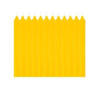 Juego de 12 Velas Cilíndricas para Candelabro de 20 cm - 100% Parafina con Mecha de Algodón - Elegancia y Aroma Natural de Citronela