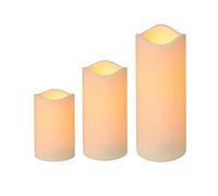Juego de 12 velas LED, impermeables, cambio de color, sin llama, velas LED, seguridad, para decoración multicolor y resistentes al agua, plástico, 3 unidades