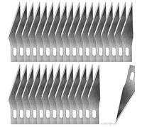 Juego de 120 cuchillas para bisturí, cuchillos de bricolaje, cuchillas de repuesto para bisturí, cuchillos de hobby, cuchillos de precisión, modelismo, bisturí, acero al carbono