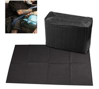Juego de 125 fundas desechables para mesa de tatuaje, servilletas dentales para pacientes, accesorios de tatuaje, baberos de tatuaje (50 negros)