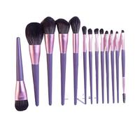 Juego de 13 brochas de maquillaje, juego completo de brochas for sombras de ojos en polvo.