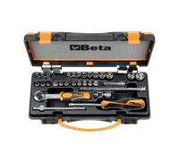 Beta 900/C24 - 13 llaves de vaso hexagonales, 11 vasos destornilladores y 6 accesorios