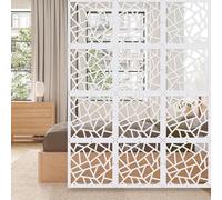 Juego de 13 paneles divisores de habitación colgantes de madera y plástico, para el hogar, oficina, elegantes pantallas de privacidad, fácil instalación, solución de ahorro de espacio