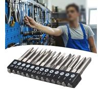 Juego de 13 puntas de destornillador de seguridad especiales, a prueba de manipulaciones PH2 SL triangulares en forma de U, puntas de cromo vanadio de 50 mm para electrónica, teléfono, consola de