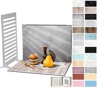 Juego de 13 Tablas de Fondo para Fotografía - 26 Patrones, Papel de Doble Cara y 2 Unidades para Ventana, Luz de Sombra para Fotografía de Productos Pequeños