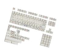 Juego de 135 teclas ergonómicas PBT con diseño misterioso de Voynich manuscrito perfecto para mejorar la estética del escritorio