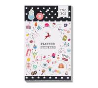 Juego de 1360 pegatinas para agenda de calendario, calcomanías de diario para planificadores diarios, calendarios, álbumes de recortes y calcomanías de libros