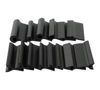 Juego de 14 alfombrillas de papel de lija para carpintería con bloques de lijado flexibles de goma para carpintería, obras de arte y eliminación de óxido de metal, 3 formas para pulido manual