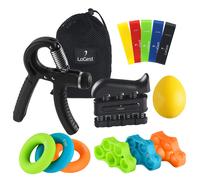 Juego de 14 fortalecedores de agarre de mano, pinza de mano de resistencia ajustable para antebrazo, ejercitador de dedos, estiradores de dedos,