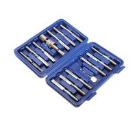 Juego de 14 ganzúas para cerradura de llave de percusión, herramienta abierta para cerradura de puerta civil AB Kaba, martillo de llave de percusión, herramientas profesionales de cerrajería