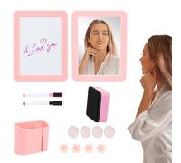 Juego de 14 organizadores magnéticos para taquillas, espejos, pizarras blancas, imanes, portalápices y bonitos accesorios para taquillas de escuela o gimnasio, color rosa