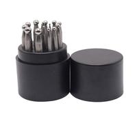 Juego de 15/17 piezas de acero para hacer campanas, herramienta de troquelado de metal con estuche de almacenamiento