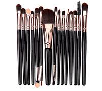 Juego de 15 brochas de maquillaje para rostro, maquillaje femenino, maquillaje, base, rubor, sombra de ojos, corrector