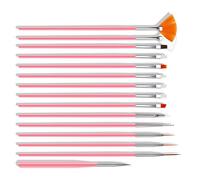 Juego de 15 pinceles de pintura fina, pinceles de decoración de pasteles, pinceles de pintura de alimentos, fondant, azúcar, juego de herramientas de bricolaje, pinceles de pintura de acuarela de