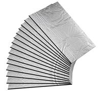 Juego de 15 placas de aislamiento acústico de aluminio butílico, 5 mm, 0,68 m², 250 x 180 mm, aislamiento acústico y antivibraciones