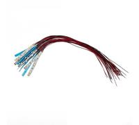 Juego de 15 tiras LED para color blanco, 50 mm, precableadas, 12 V, 15 | Paquete de 15 unidades, 50 mm de longitud, precableado con cable de 20 cm, compatible con 12 V-18 V, ideal para pistas