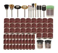 Juego de 150 herramientas eléctricas giratorias para lijado, vástago de 1/8 pulgadas, juego de brocas escalonadas para madera