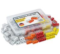 Juego de 150 terminales de conexión, incluye juego de terminales original Wago serie 2273 (2, 3, 4, 5 pines) - Conector de cable en caja resellable - la alternativa a los terminales de la lámpara