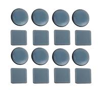 Juego de 16 cojines antideslizantes que reducen el ruido para muebles, fundas para patas de sillas, muebles, zapatos, para hogares y sillas de oficina