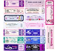 Juego de 16 marcapáginas divertidos para mujeres, marcadores de página, clubes de libros, amantes del romance oscuro, fantasía, suspenso, crimen verdadero, Booktok, club, lectores, accesorios,